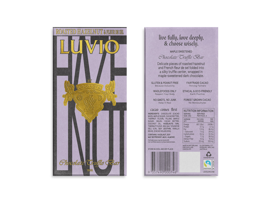 Luvio Roasted Hazelnut & Fleur de Sel